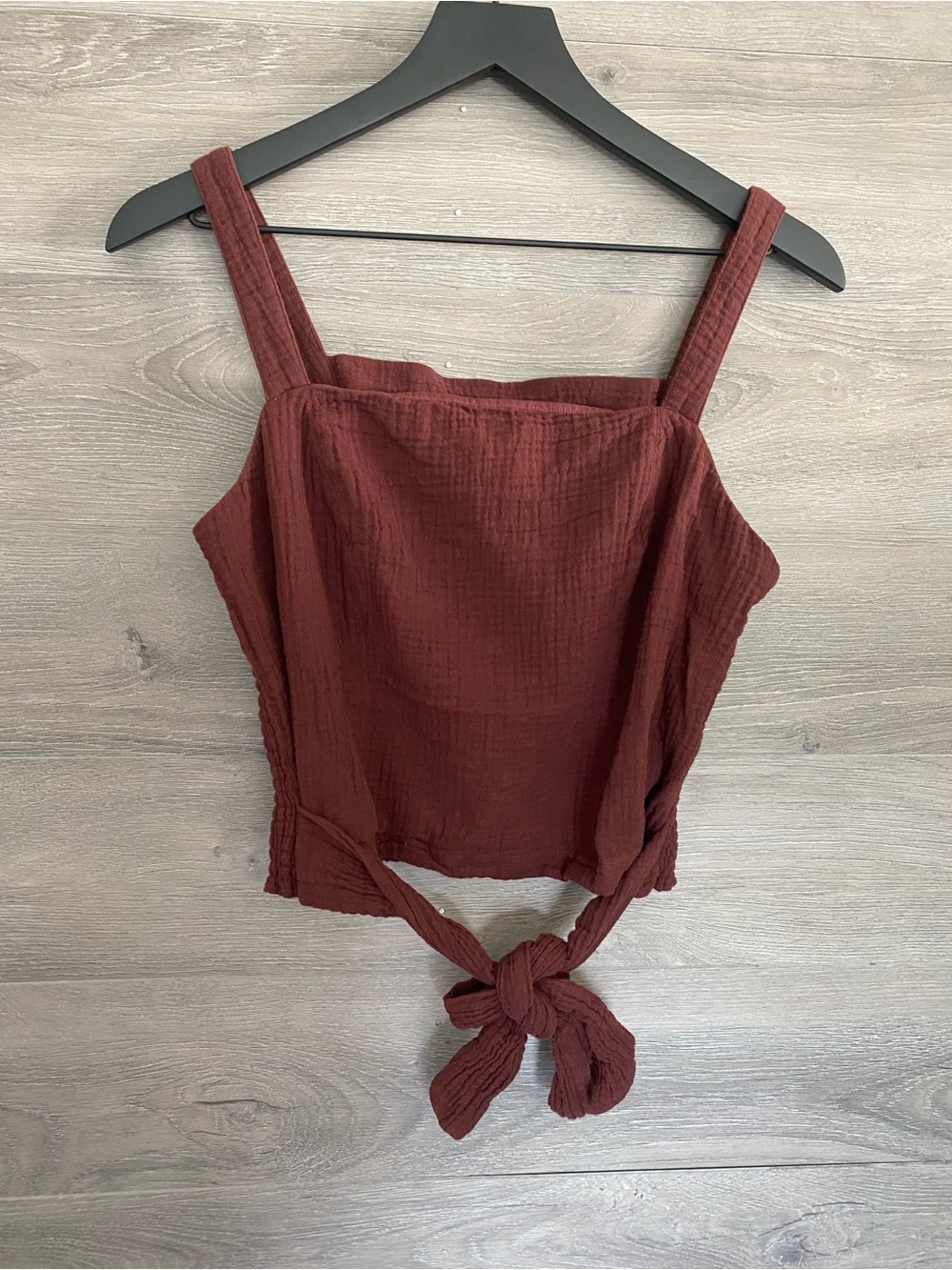 Anthropologie Cotton Gauze Smocked Top